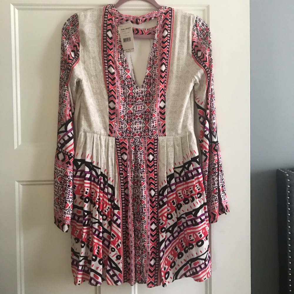 Free People Ivory Comb Dress